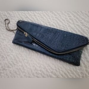 Henri Bendell Blue Gator Crossbody Vintage Bag